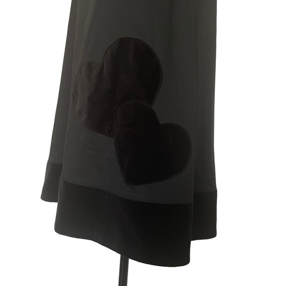 ERIN FETHERSTON FOR TARGET LIMITED EDITION SLEEVELESS BLACK VELVET HEART DRESS - Picture 7 of 11